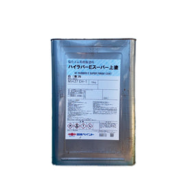 ハイラバーEスーパー上塗 白 16kg(ペコ缶、錆あり)